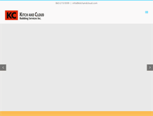 Tablet Screenshot of kitchandcloud.com